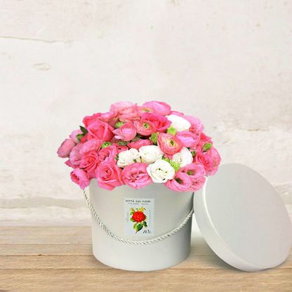 new-mini-flower_box_bianca_fiori-rosa_consegna_verona_invio_fiorista_fiori_scatola